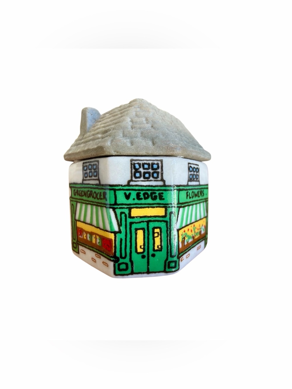 Wade England vintage whimsy on why Greengrocers #9 Series 2 Tiny Trinket House